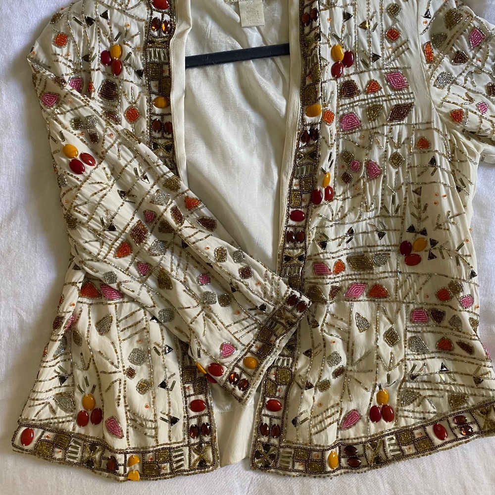 Lucky Brand Sequin Embellished Jacket XS/S